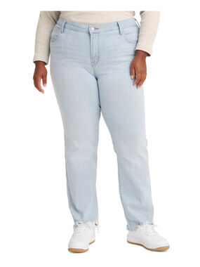 Levi's Plus Size 24W 724 High-Rise Straight Leg Light Wash Jeans NWT